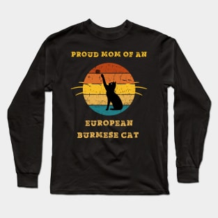 european burmese mom Long Sleeve T-Shirt